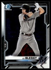 2021 Bowman Chrome Prospects Atomic Refractor J.J. Bleday Miami Marlins #BCP-93