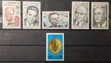 6275 - FRANCE - SCOTT# B483-B487, B488 - MNH