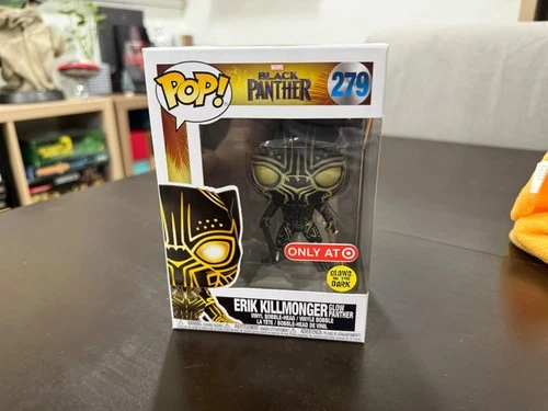 Funko Pop! Black Panther - Erik Killmonger Glow Panther #279 Target GITD