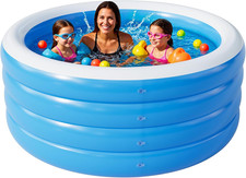 Inflatable Pool for Adults, 70"X30" Blow up Pool, Full Sized Deep round Thickene