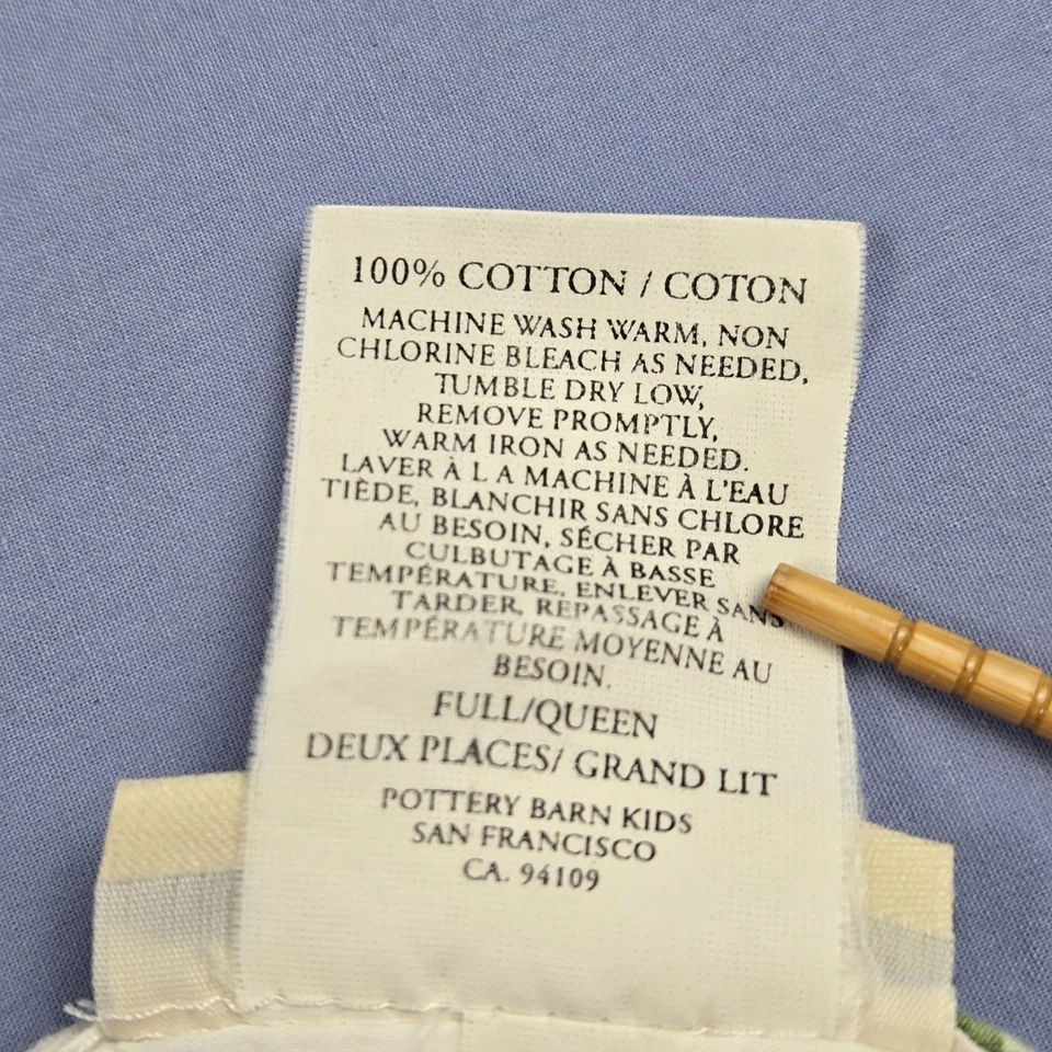 Funda Nórdica Completa Reversible Azul/Blanco Dinosaurios POTTERY BARN KIDS Hecha en Israel Foto 4 de 4