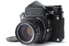 Meter works NEAR MINT Pentax 6x7 67 TTL Model SMC T 105mm f/2.4 Lens JAPAN