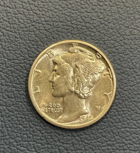 1942-S Mercury Dime - CHOICE Brilliant Uncirculated Coin