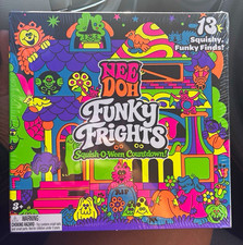 Nee Doh Squish-O-Ween Halloween Countdown Door Advent Calendar, 13 Items