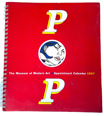 【希少】MoMA Appointment Calendar 1997 POP Original MOMA 1997 POP Appointment Calendar with Wonderful Design