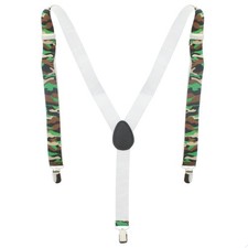 Zac's Alter Ego  Men/ Ladies Adjustable 25mm Width Camouflage Braces/ Suspenders