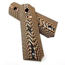 2PCS Tactics Handle Patches Custom 1911 Grips G10 Material DIY for 1911 Models