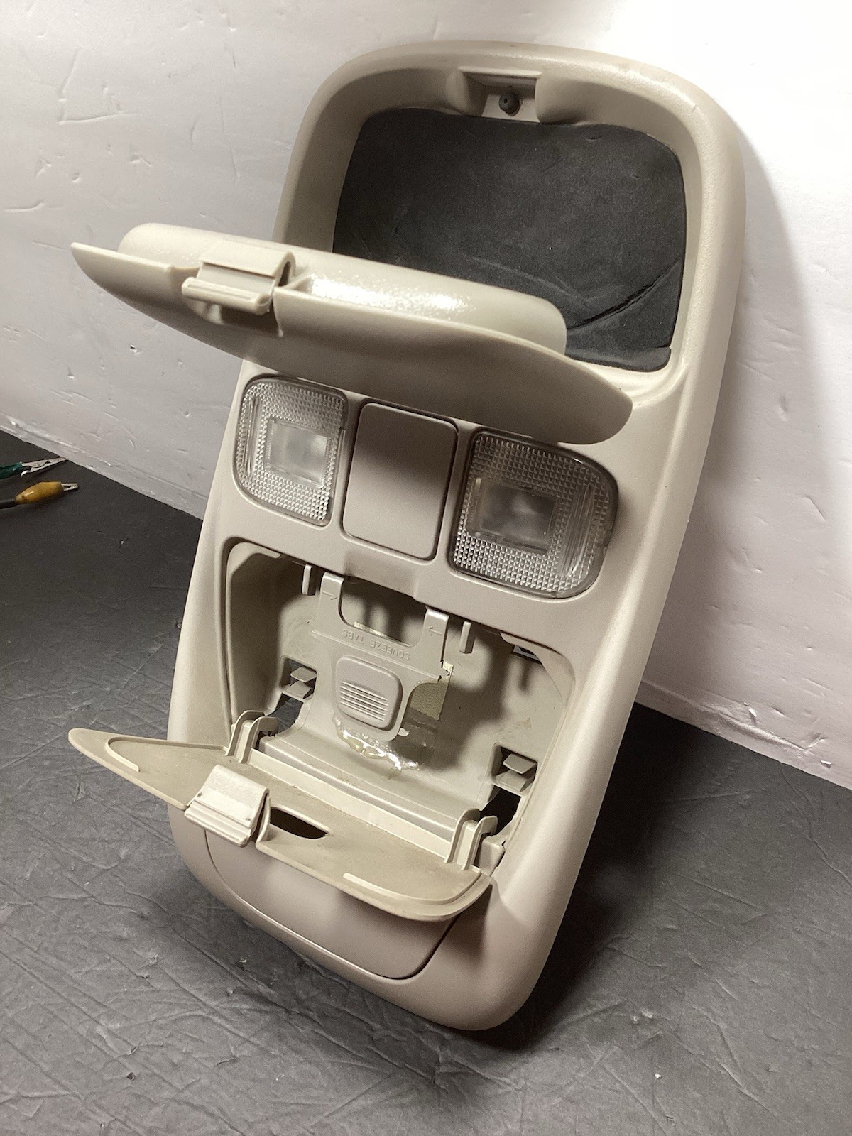 ⚡️ 1998 - 2001 DODGE RAM 1500 2500 3500 OVERHEAD CONSOLE LIGHTS GRAY STORAGE