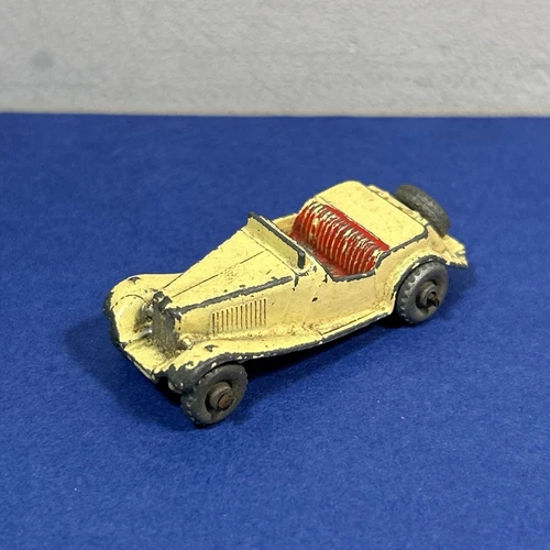 Vintage Lesney Matchbox No19 MG TD Sports Car.  1956