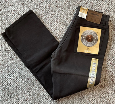 Resistol Rodeo Gear Slim Fit Straight Leg Chocolate Brown Denim Jeans Mens 29x30