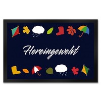Hereingeweht FußMatte XXL In 50X75 Cm Mit Herbst-Motiven