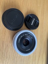 Canon EF40mm f/2.8 STM Lens pancake Macro Full Frame UK Great Condition
