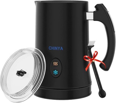 Milk Frother,Automatic Milk Frother with Hot and Cold Functionality, Milk Ste...