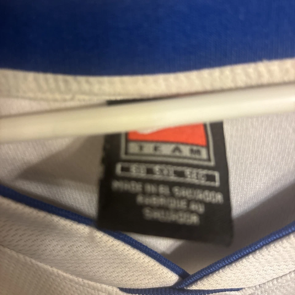 Camiseta De Colección Nike Auténtica NBA Detroit Pistons Ben Wallace #3 60 Años 90 Salón de la Fama 3XL Foto 3 de 4