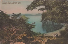 Mohican Cove Indian Point Hudson River Day Line Park Albertype Postcard