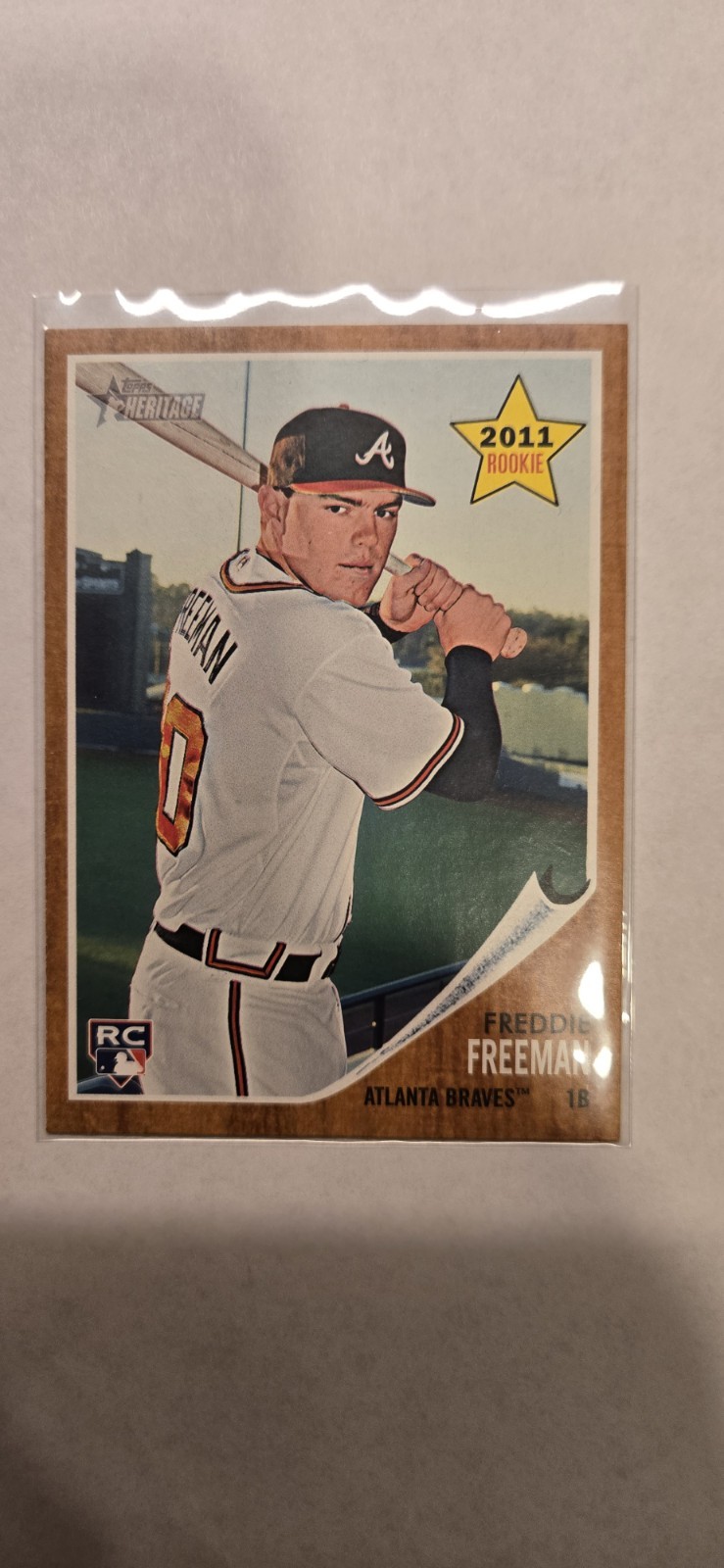 2011 Topps Heritage - Freddie Freeman #76 (RC)