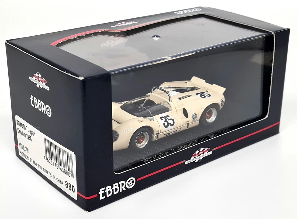 Ebbro 1/43 Toyota 7 Japón Can Am Series 1968 #35 Diecast Model Race Car Foto 2 de 4
