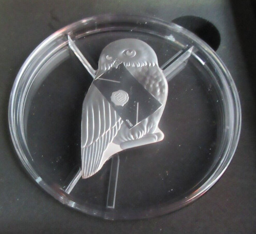 2021 HARRY POTTER WIZARDING WORLD HEDWIG SILVER PROOF 10 EURO COIN & COA IN TIN