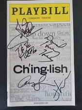 CH'ING•LISH PLAYBILL MAGAZINE Longacre Theatre Oct 2011 AUTOGRAPHED by CAST x5