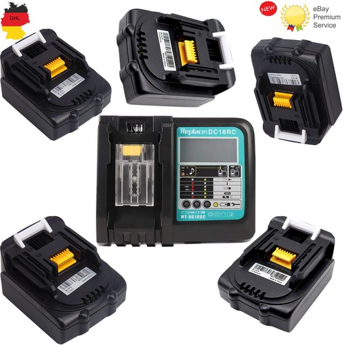 6X For Makita Battery BL1415 BL1415N 14,4V 1,5Ah Li-Ion 196875-4 BL1430B BL1440B - Imagen 17 de 18