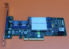 Genuine Dell PERC H200 8 Port 6Gb/s SAS SATA PCIe Raid Controller Card 65F44