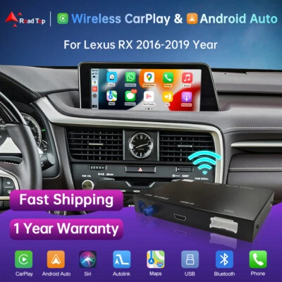 ROAD TOP Wireless Carplay Android Auto Module For Lexus RX 2016-2019 Mirror Link AirPlay