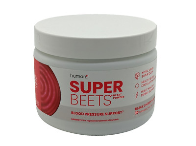 HumanN Super Beets Heart Powder 150g Blood Pressure Support - Black Cherry