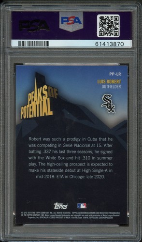 BB - 2018 Bowman Chrome - #LR - Luis Robert - PSA 10 - Bild 2 von 2