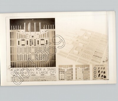 Artist Rendering NEW YORK Piers ARCHITECTURE Vintage 1935 Press Photo
