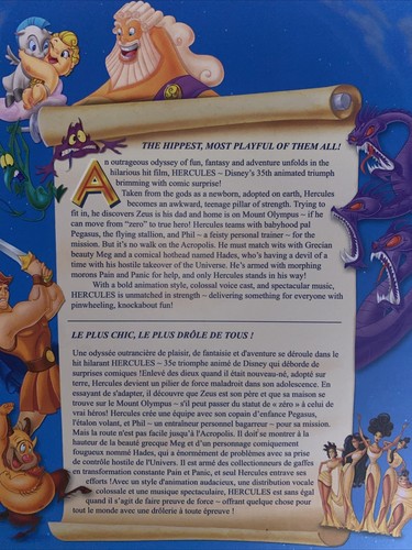 NUOVO Disney Hercules VHS peluche bambola animale imbottita giocattolo edizione limitata - Foto 7 di 12
