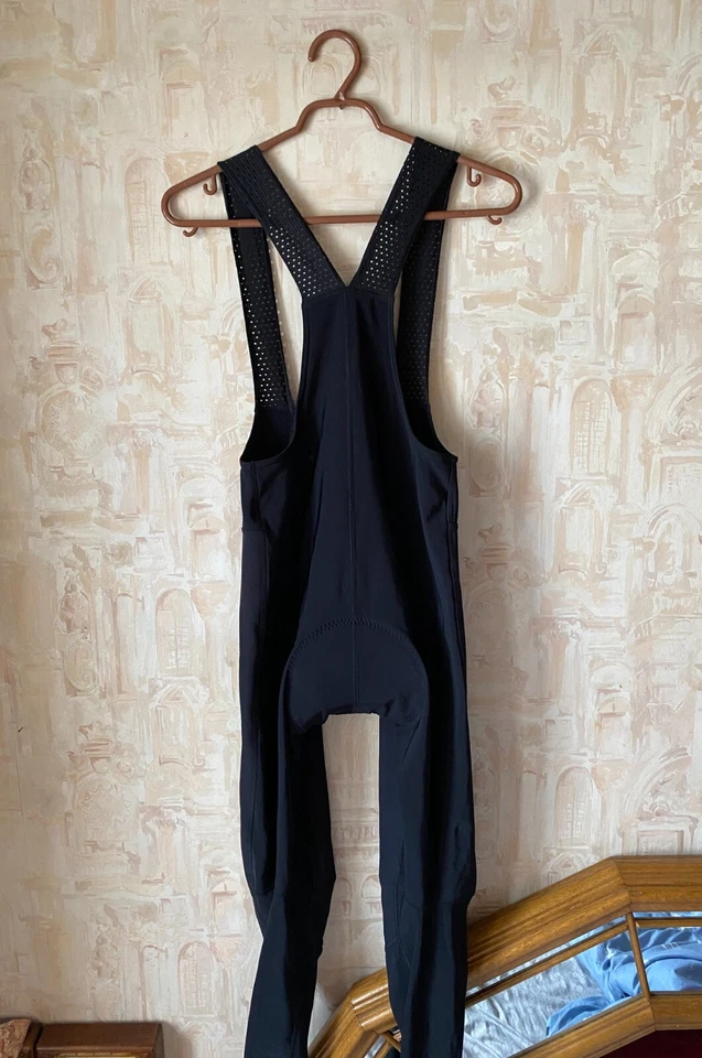 Calça de ciclismo Loffler WINDSTOPPER Bike Wear M meia-calça babadores Lady - Imagem 3 de 4