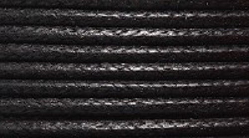 WAXED COTTON CORD Size 0.5-0.7 mm " BLACK " 15 feet - Picture 1 of 6