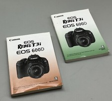 Canon EOS Digital Rebel T3i 600D Orig Instruction Manuals in Spanish  English