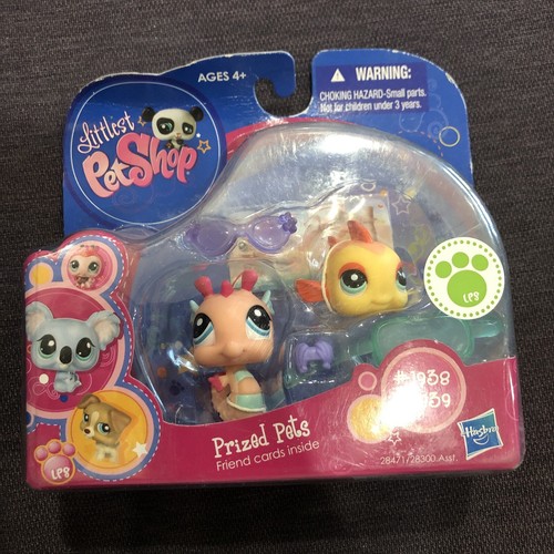 Littlest Pet Shop wertvolle Haustiere Seepferdchen & Fisch 1938 & 1939 - Bild 2 von 4