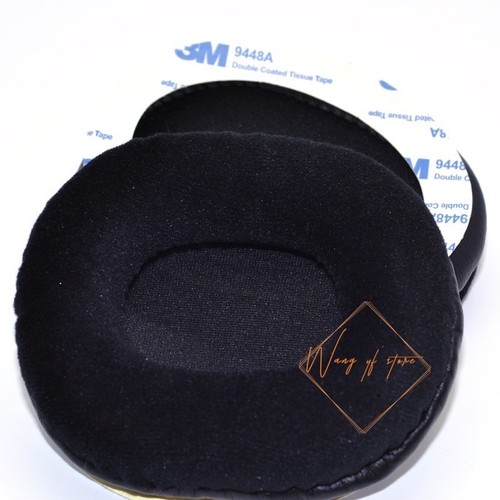 Velour Leather EarPad Foam Cushion Cover For AKG K44 K55 K66 K77 K99 Headphone - Picture 9 of 14