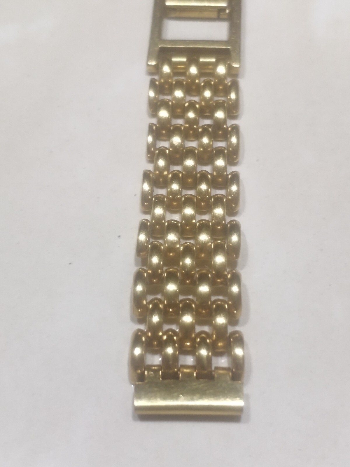 Vintage men's goldplated Belmonte Patented Model tank watch band
