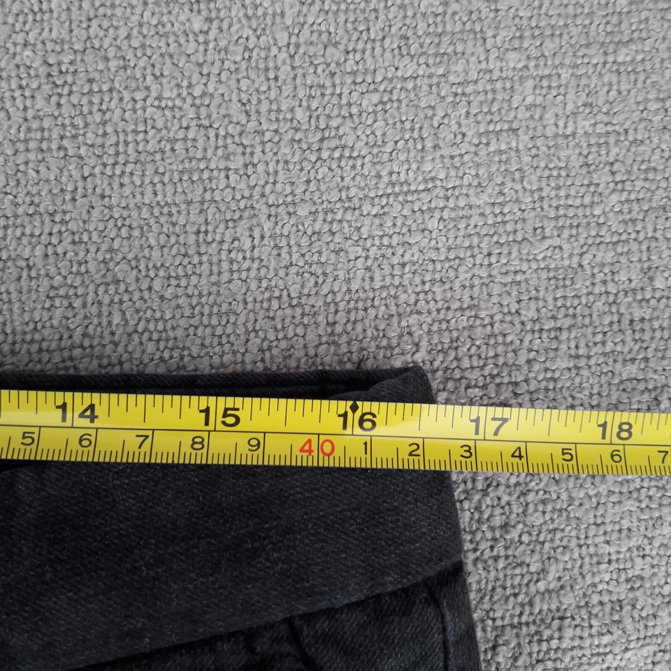 J. Lindeberg Mens Chinos 32x31 Charcoal Chaze Flannel Twill Trousers W32 L31 - Image 3 of 4