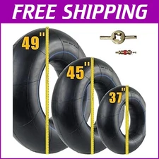 Inflatable Neoprene Snow Tube - 37'' Heavy Duty River Float for Adults