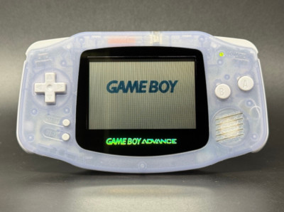 Nintendo Game Boy Advance [Glacier] *OEM SHELL - NEW GLASS LENS*