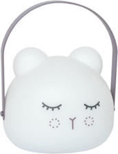7inch Tall Portable LED Cute Bear Night Light AAA Batteries Metal Handle