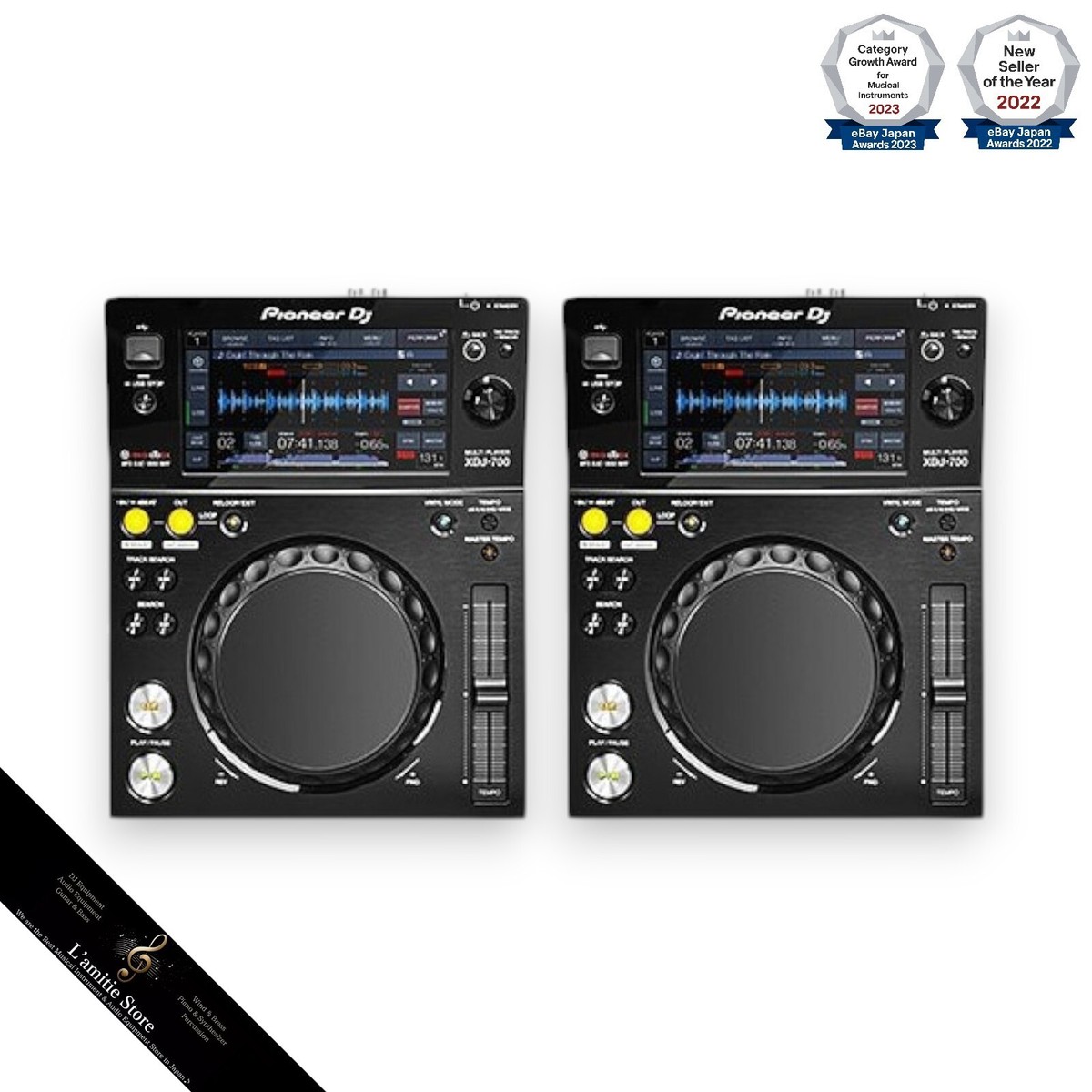 pioneer dj パイオニア　DJM-700 DJM-700 (archived) 4-channel mid-range digital mixer (black