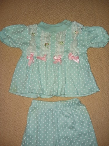 VINTAGE Hopscotch Outfit Baby 0 6 Months Newborn 2 Piece Matching - Picture 2 of 6
