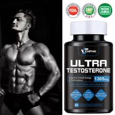 ULTRA Testosterone Booster - Increase Energy Improve Muscle Strength & Growth