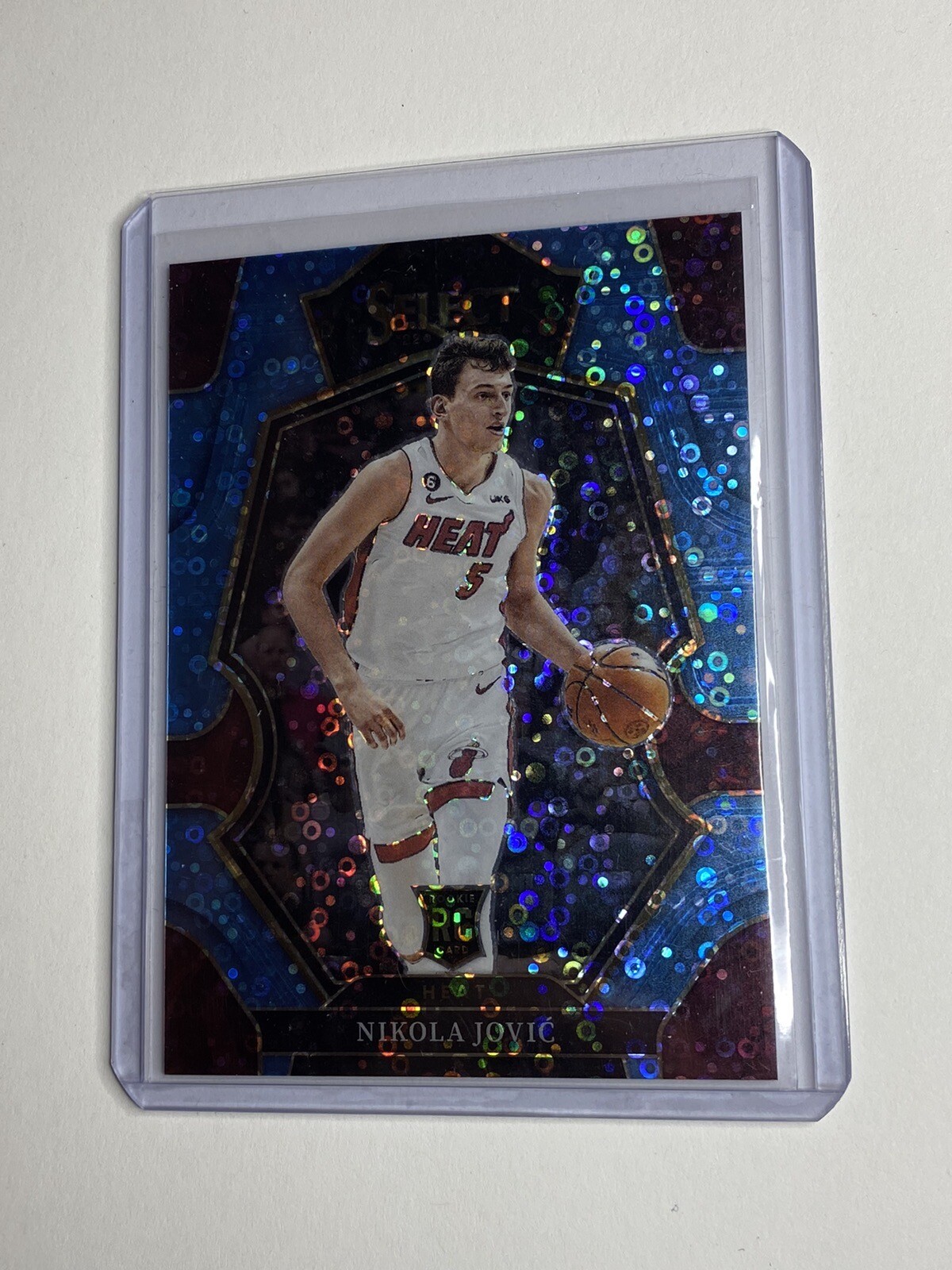 Nikola Jovic 2022-23 Panini Select Premier Level Rookie #170 Blue Disco 98/99 RC