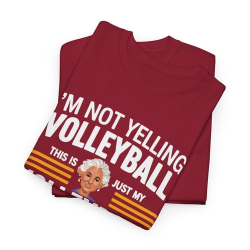 I'm Not Yelling Volleyball This Is Just My Volleyball Grandma Voice T-Shirt, - Bild 14 von 15