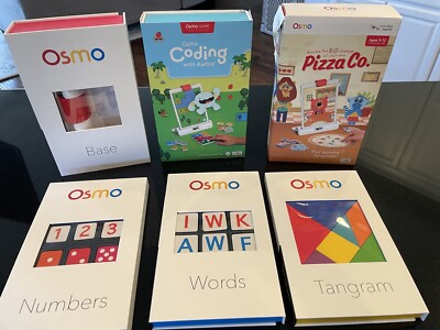 Osmo Genius Starter Kit, Pizza Co and Coding for iPad BUNDLE