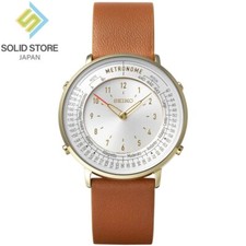 SEIKO SMW003A Metronome Watch Standard Line Calf Band Camel 36.5mm
