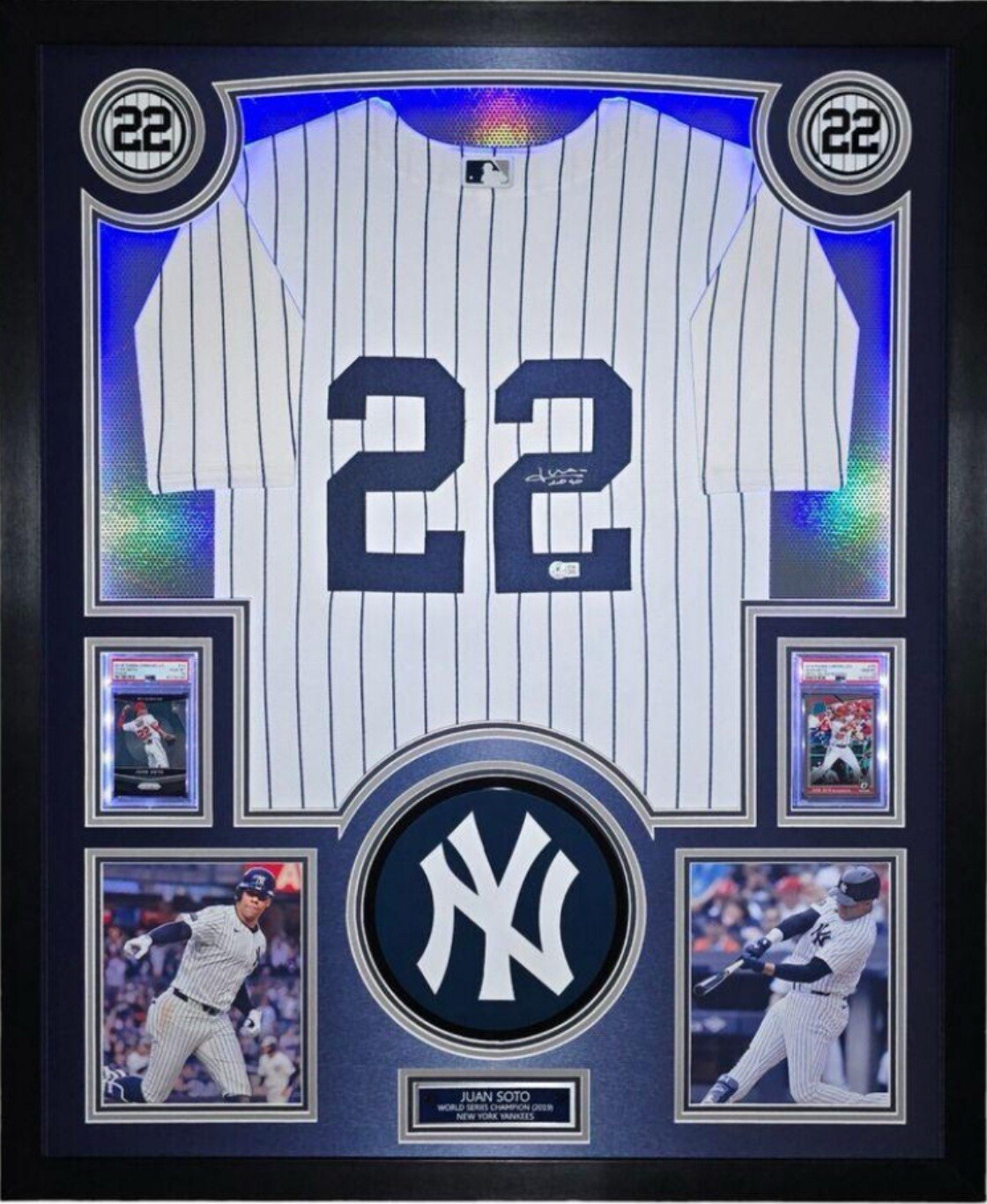 juan soto Autographed Signed Framed & Jersey 