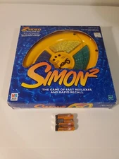 2000 Milton Bradley Simon 2 Electronic Game Full Size Double Sided + Batteries 