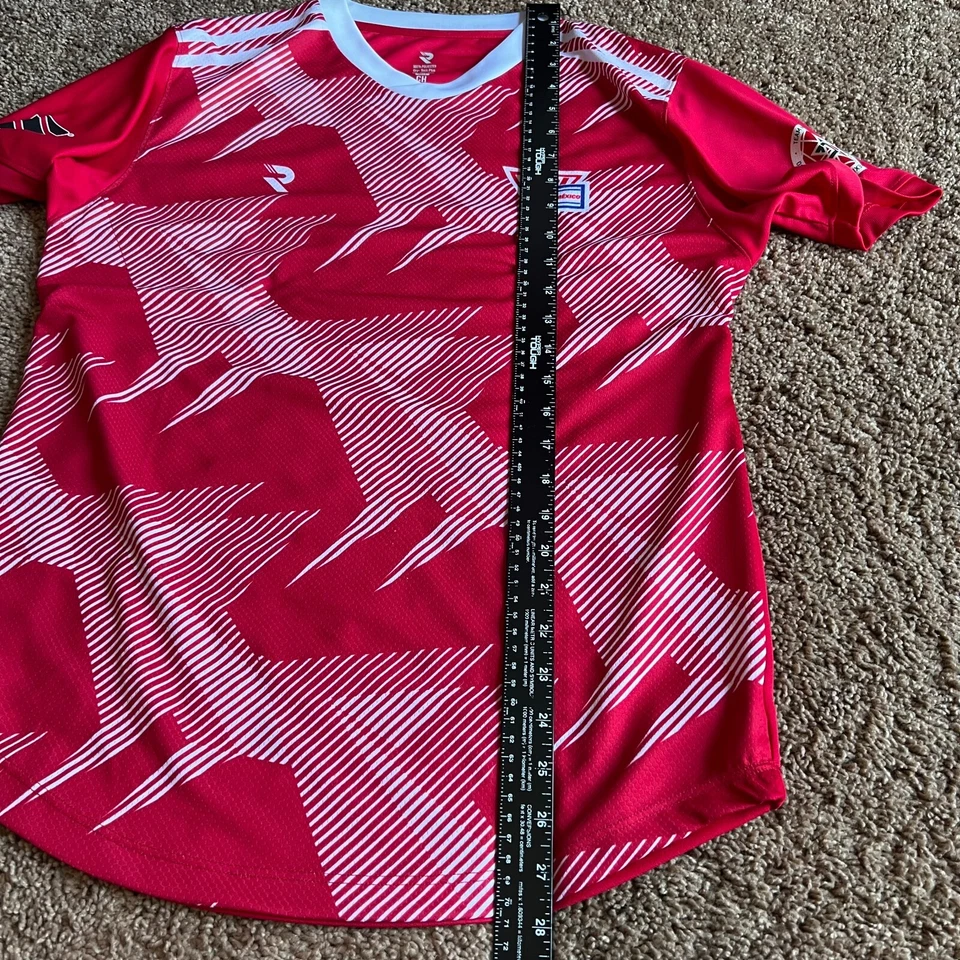 Camiseta de fútbol CDI México roja elástica talla CH (pequeña) para hombre Foto 4 de 4